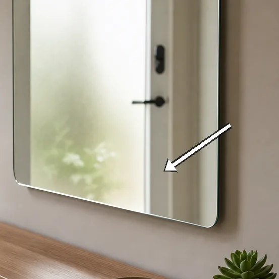 Ceramic keys tray and small succulent on the console surface