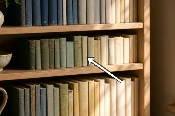 Close-up of small ceramic bowls and textured book covers.